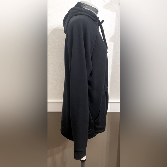 Nike Mens Full Zip DriFit Hooded Sweatshirt Black Size Medium Activewear - Picture 3 of 8
